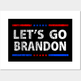 Let's Go Brandon Patriotic FJB Posters and Art